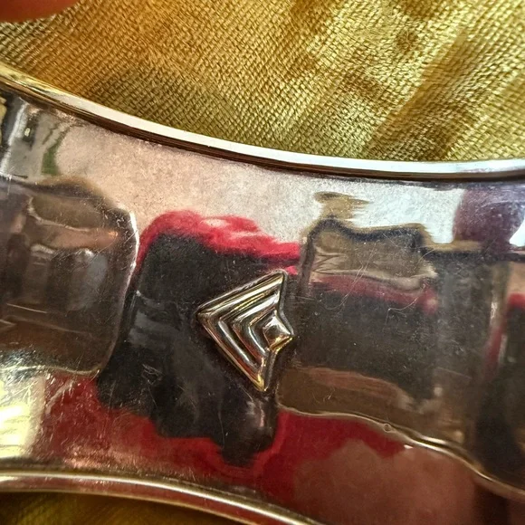 Silpada sterling silver filigree cuff retired, heavy! - Picture 5 of 7